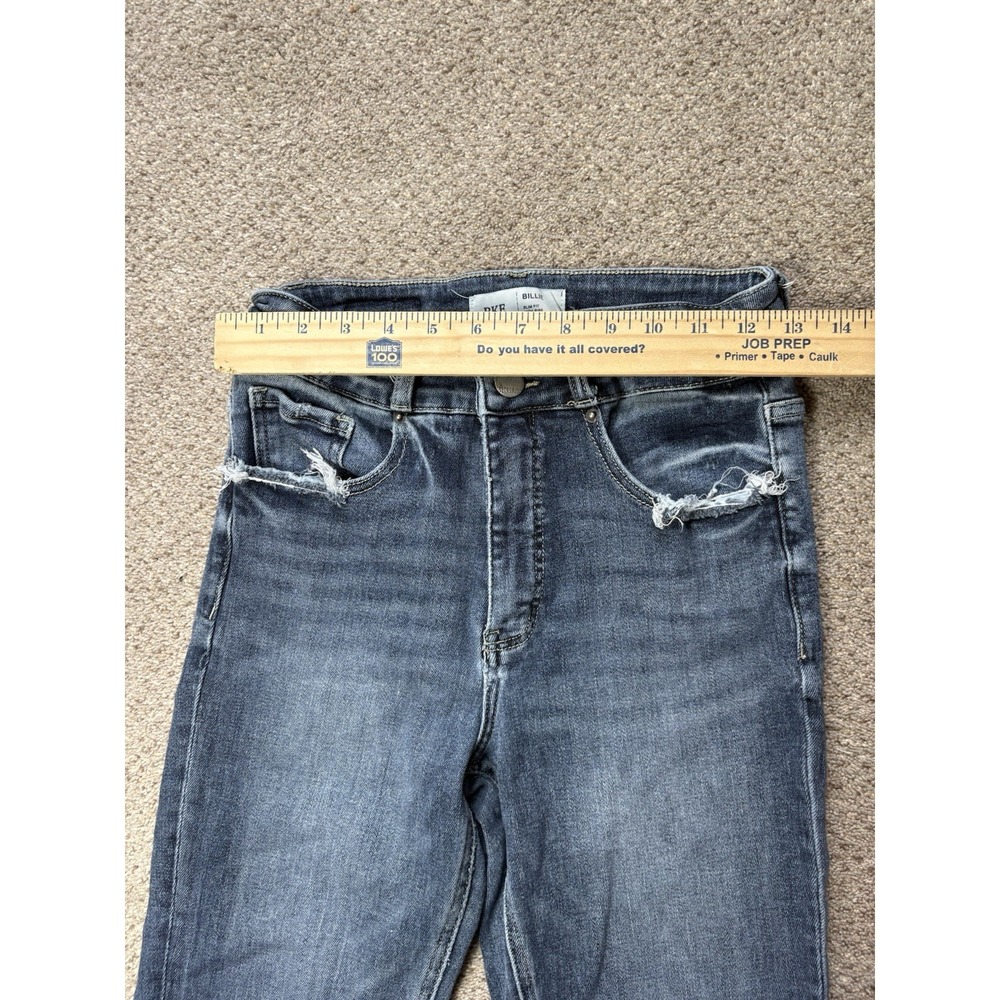 BKE Billie Jeans Womens Size 28x33.5 Slim Fit High-Rise Bootcut Distressed Denim - Picture 7 of 10